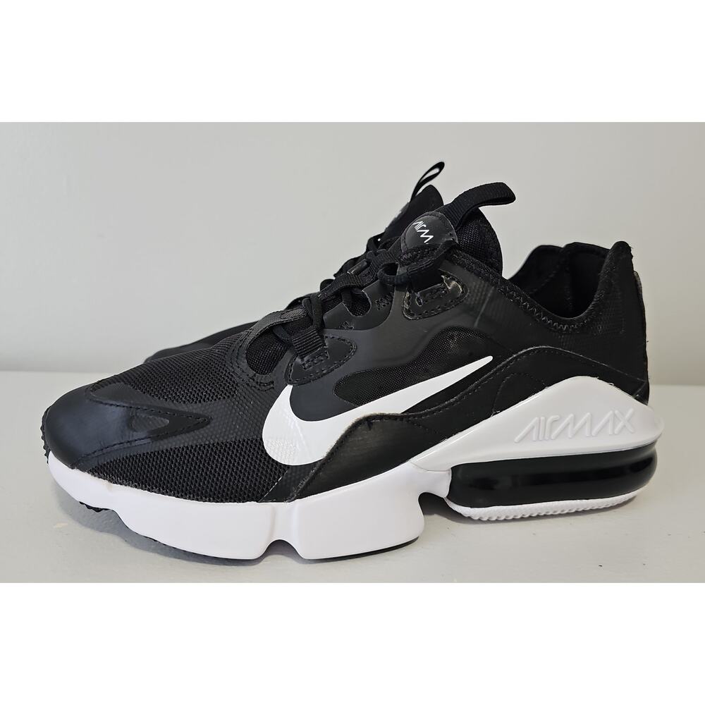 Nike Air Max Infinity 2 Sneakers Womens 9 Black White CU9453-002 Shoes